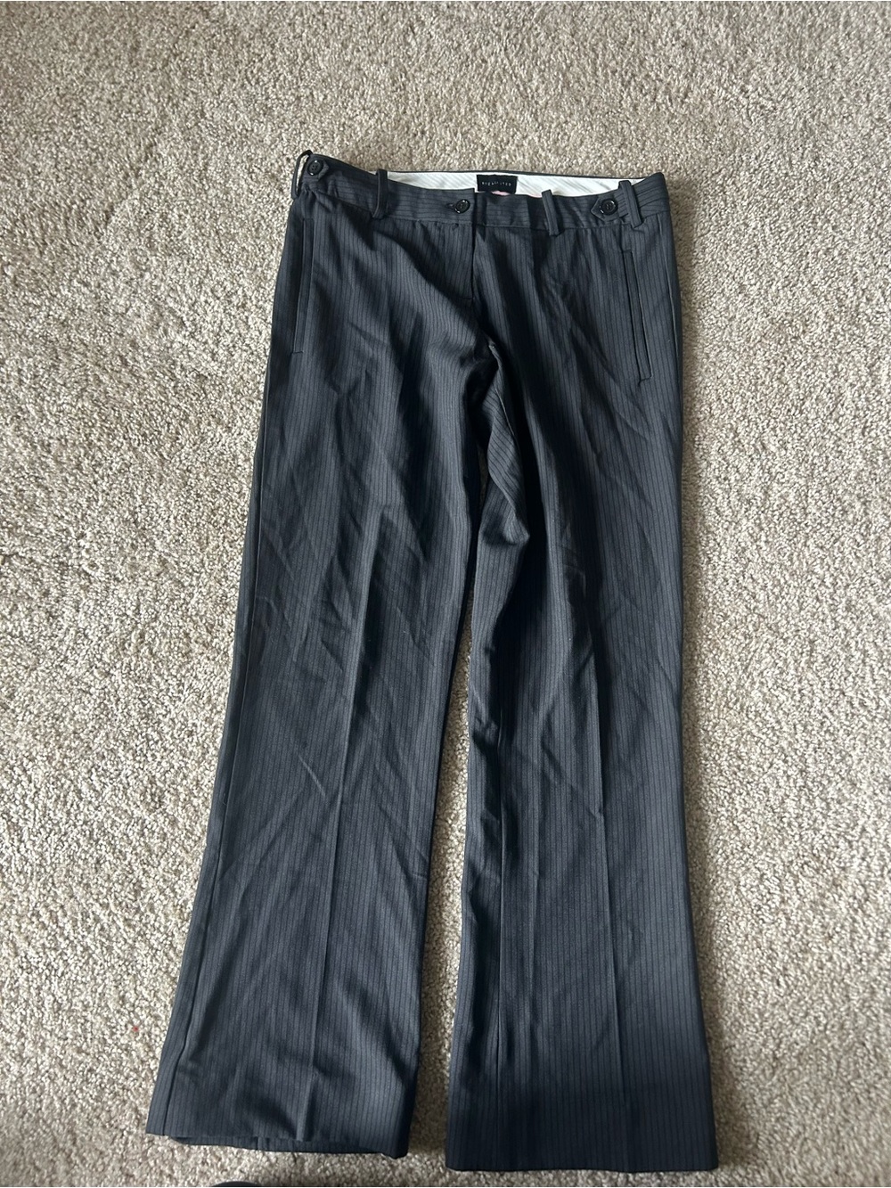 Women’s Vintage The Limited Black Pinstripe Dress Pants